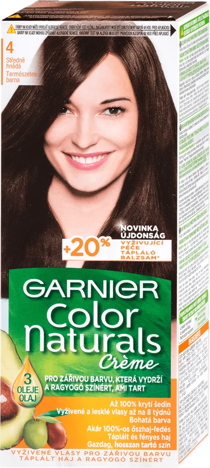 Garnier Color Naturals Hair Color Medium Brown 4