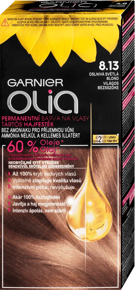 Garnier Olia Hair color 8.13 Dazzling light blond