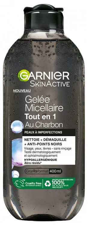 Garnier SkinActive All-in-1 Charcoal Micellar Gel 400 ml
