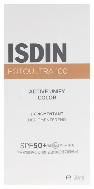 Isdin FotoUltra 100 Sun Tinted Face Cream Depigmenting SPF50+ 50 ml