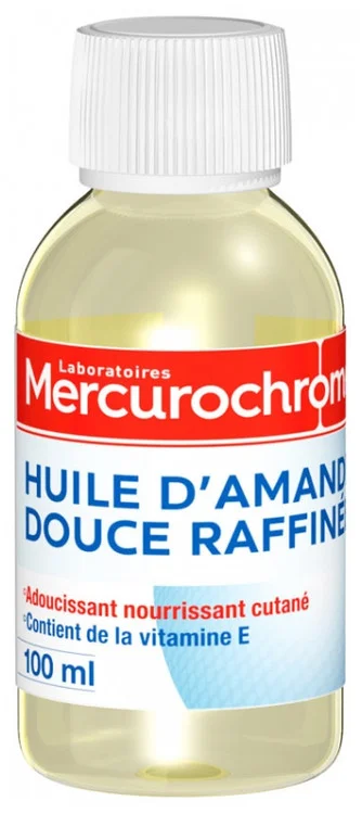 Mercurochrome Refined Sweet Almond Oil 100ml