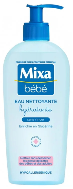Mixa Bébé Moisturizing Cleansing Water 250 ml