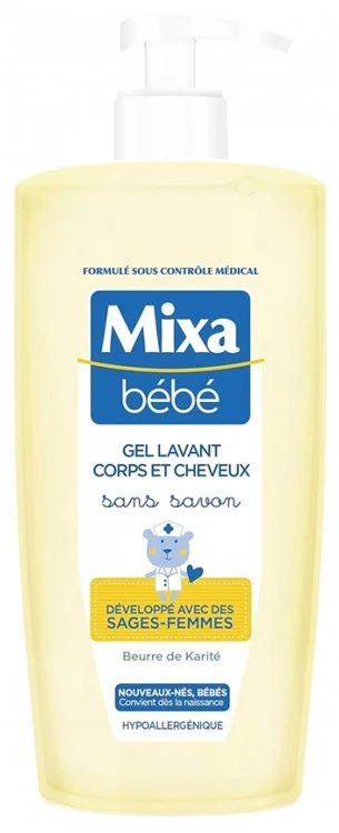 Mixa Bébé Soap-free Body and Hair Wash 750 ml