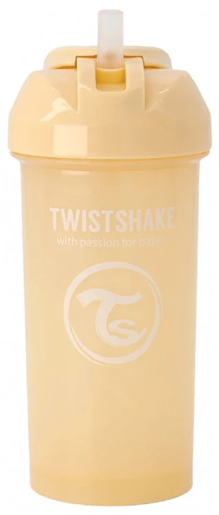 Twistshake Cup With Straw Limited Edition 360 ml 6 Months and up – Colour: Caramel beige